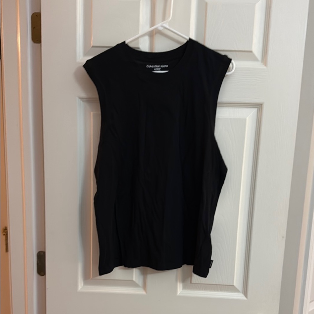NWT Calvin Klein Black Muscle Tee